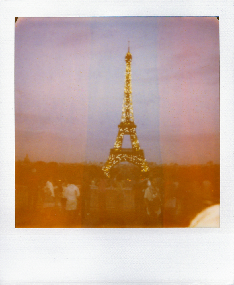 Polaroid Perfection - Paris Eiffel Tower
